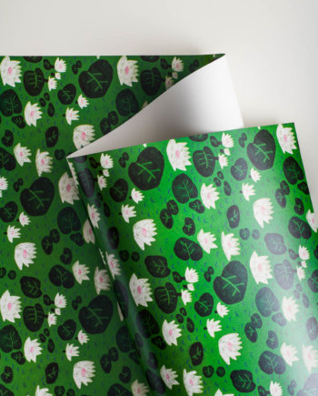 Swimming in the Water Lilies Gift Wrap