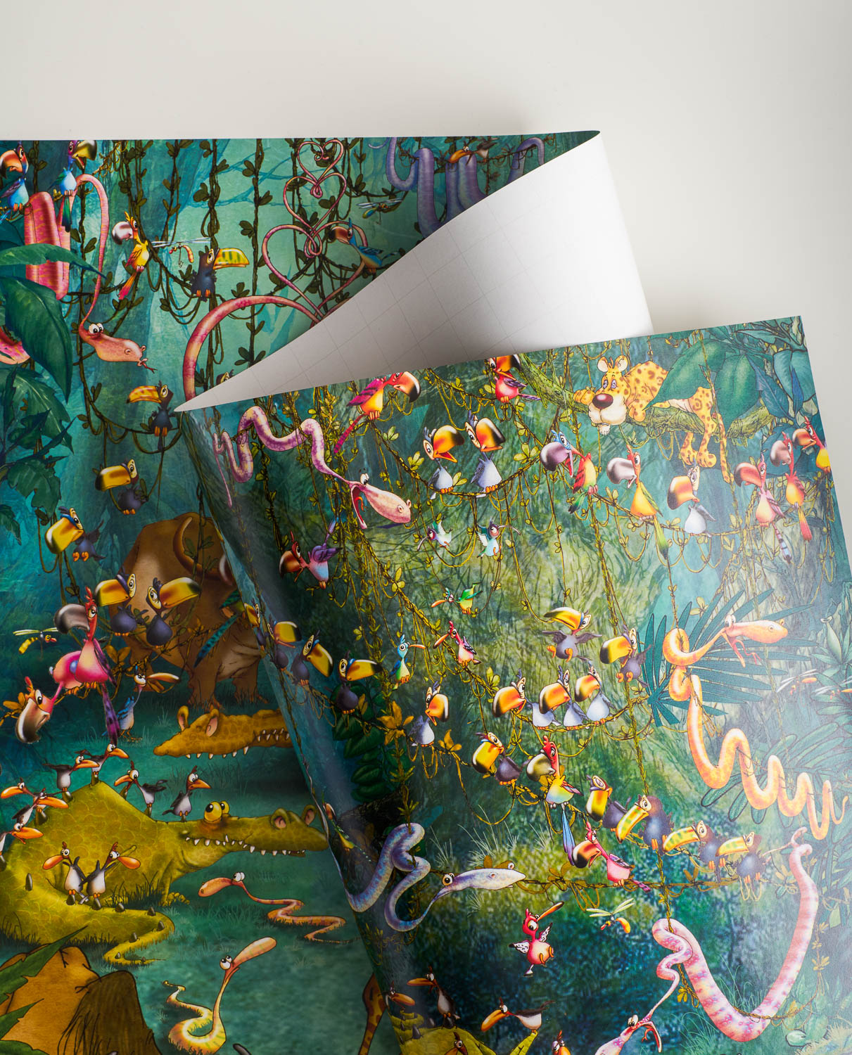 Jungle outlet wrapping paper