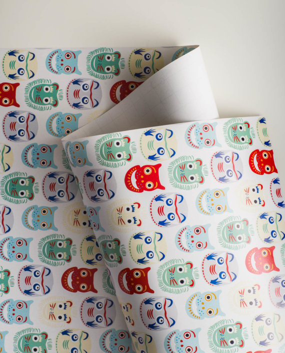 Dancing Masks Gift Wrap