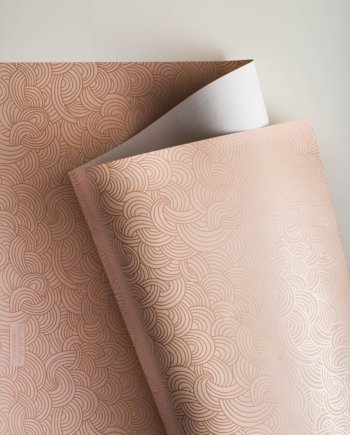 Dans un océan de vague (rose) Papier Cadeau