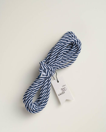 Ruban Cordon rayé bleu et blanc n°900 (4mm)