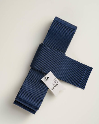 Navy Blue Gros Grain Ribbon n°279 (L)