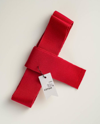 Red Gros Grain Ribbon n°324 (L)