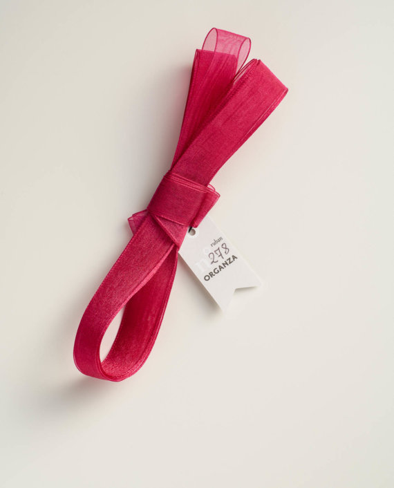 Fuchsia Pink Organza Ribbon n°278 (S)
