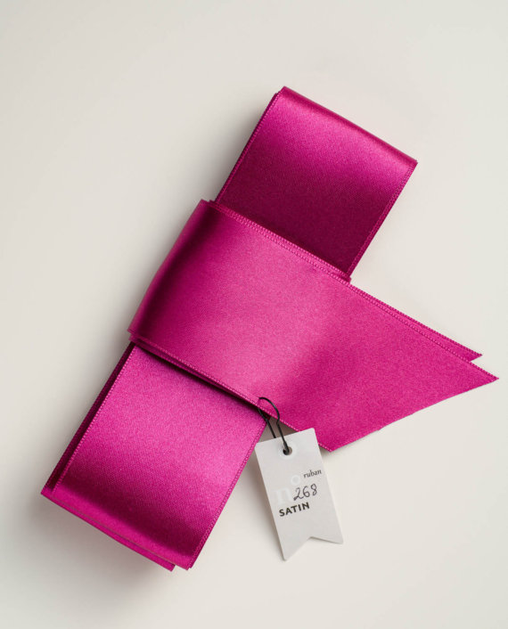 Fuchsia Satin Ribbon n°268 (XL)