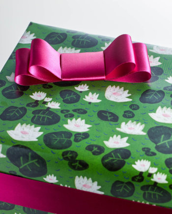 Swimming in the Water Lilies Gift Wrap