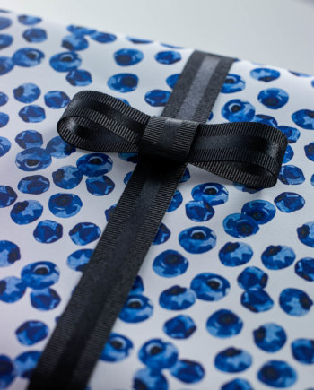 Feast of Blueberries Gift Wrap