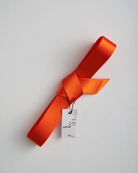 Orange Satin Ribbon n°219 (M)
