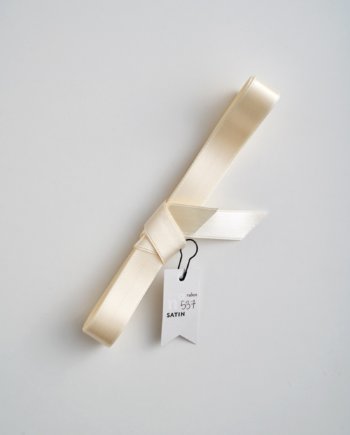 White Cream Satin Ribbon n°537 (S)