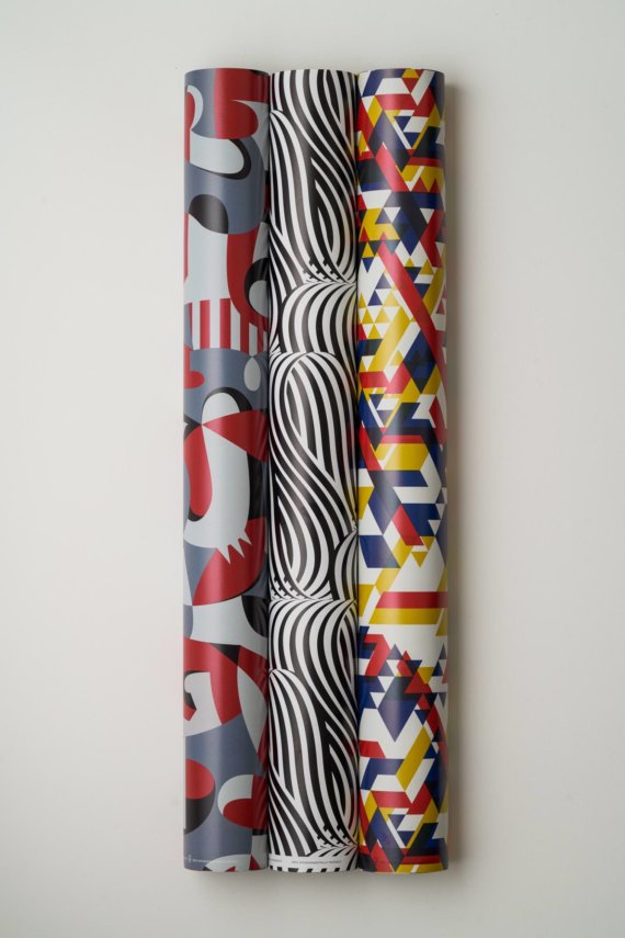 Modern Art Wraps x3