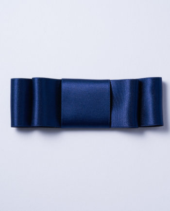 Noeud satin bleu marine n°225 (38mm)