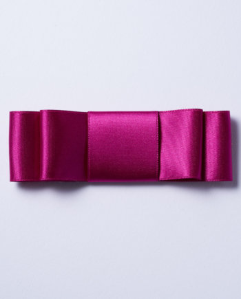 Noeud satin fuchsia n°268 (38mm)