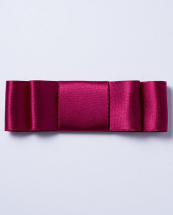 Crushed Raspberry Satin Bow n°300 (38mm)