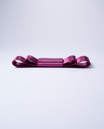 Dark Purple Satin Bow n°396 (38mm)
