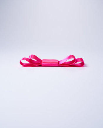 Fluo Pink Satin Bow n°540 (25mm)