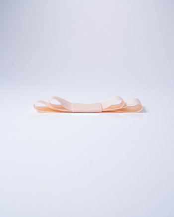 Peach Taffeta Bow n°275 (25mm)