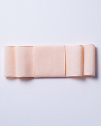 Peach Taffeta Bow n°275 (38mm)