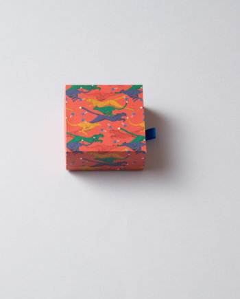 Set of 4 Gift Boxes - Orange (S)