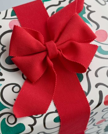 Red Gros Grain Ribbon n°324 (L)