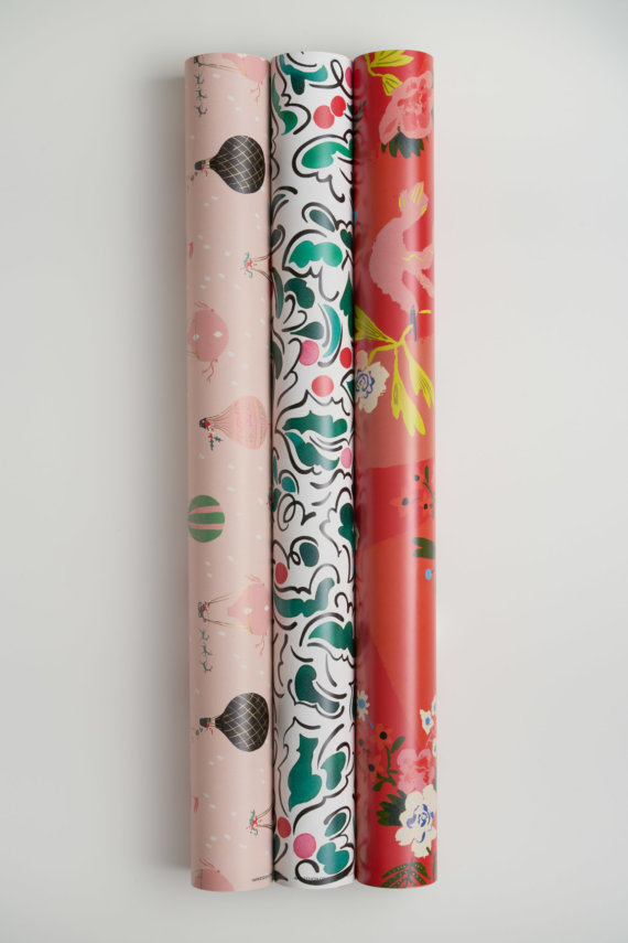 Winter Birds Wraps x3