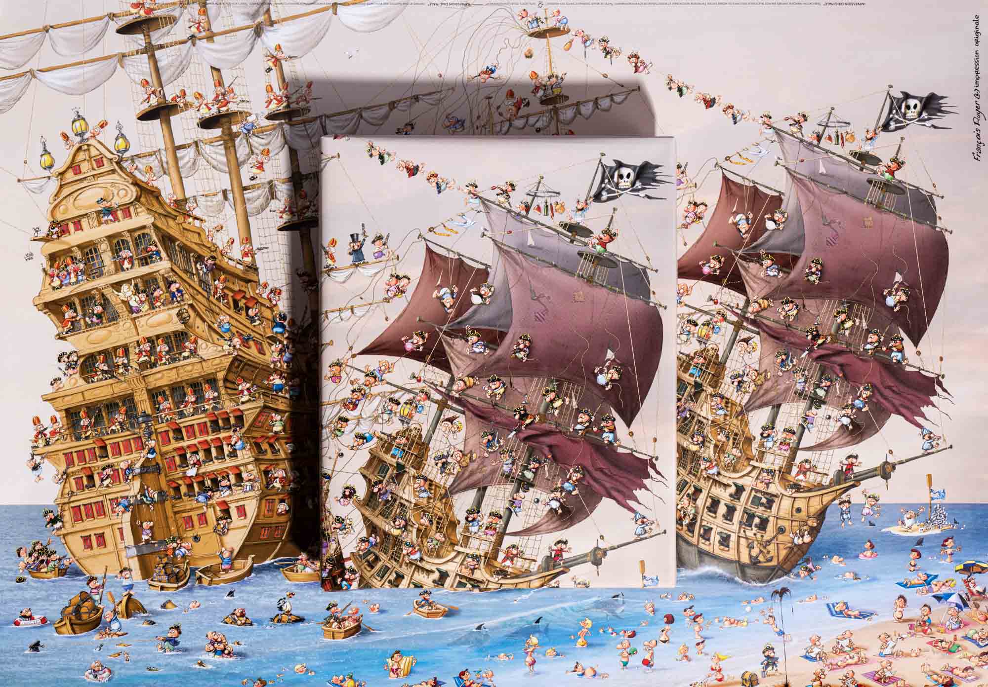 Puzzle François Ruyer - Pirates
