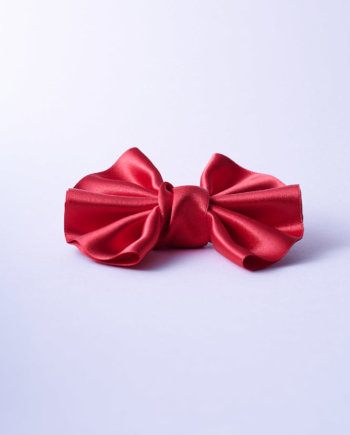 Blushing Rose Satin Winged Bow n°330 (L)