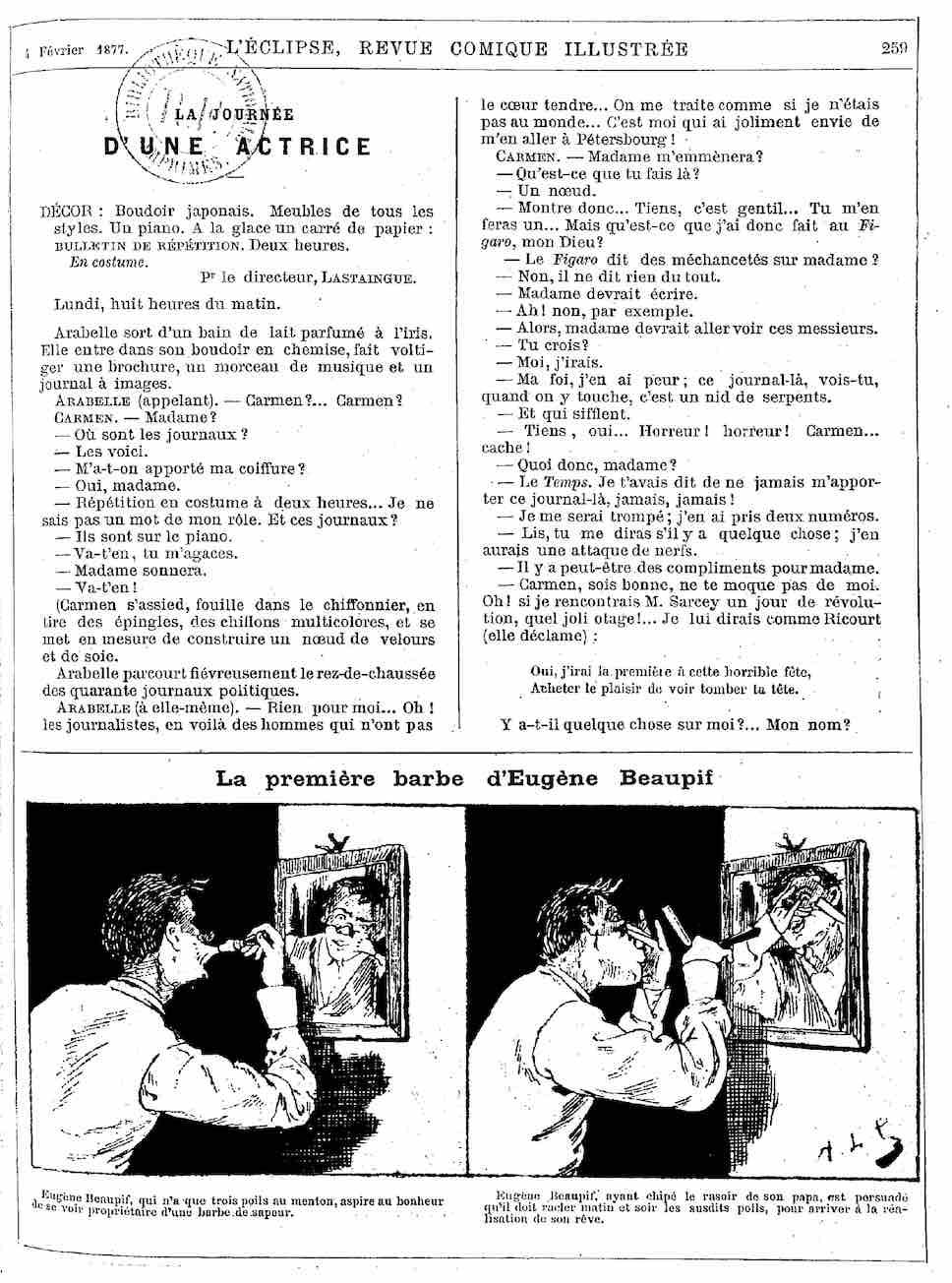 L'Éclipse journal hebdomadaire BNF