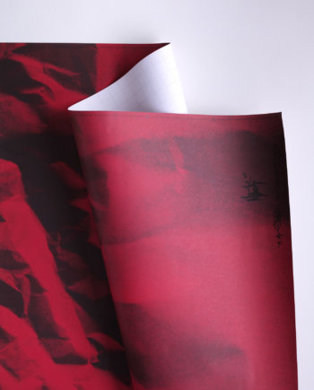 Noël rouge velours Papier Cadeau x3