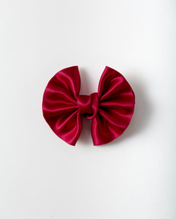 Bordeaux Satin Winged Bow n°264 (XL)