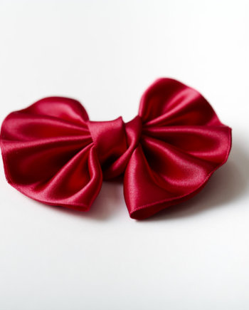 Bordeaux Satin Winged Bow n°264 (XL)