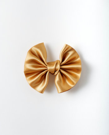 Gold Satin Winged Bow n°304 (XL)