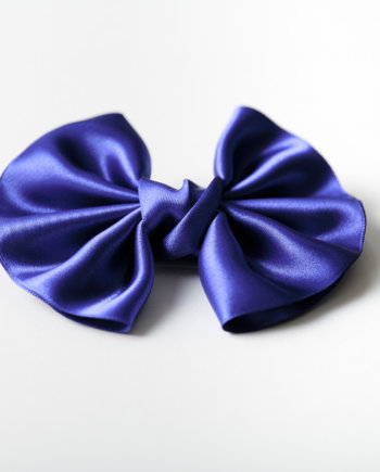 Klein Blue Satin Winged Bow n°320 (XL)