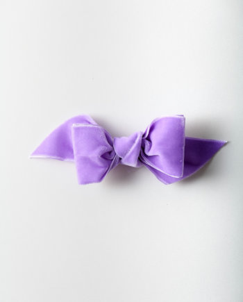Lavender Velvet Tuxedo Bow n°302 (L)