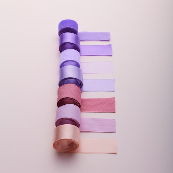 Ribbons shades of pink by Impression Originale