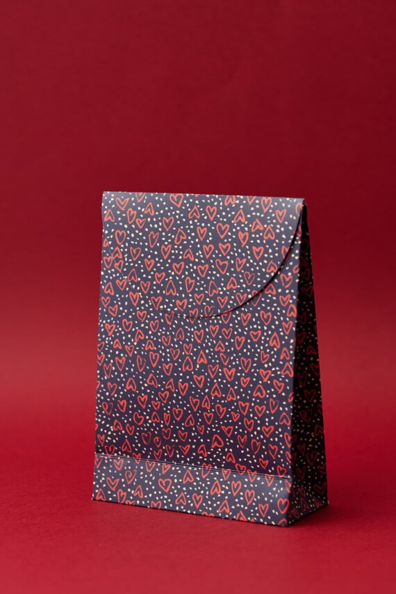 Déluge de coeurs Pochette Cadeau (S)