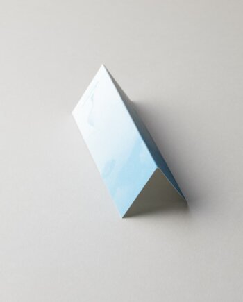 Table name Cards - Watercolour Light Blue