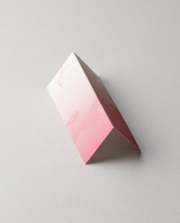 Table name Cards - Watercolour Pink