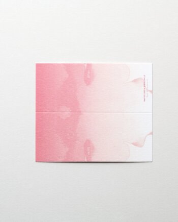 Marque-Places - Rose aquarelle