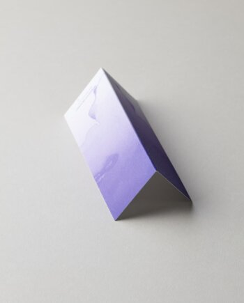 Table name Cards - Watercolour Purple