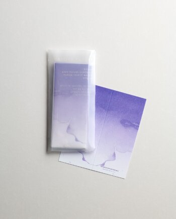 Table name Cards - Watercolour Purple