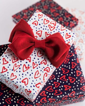 Opera Red Gros Grain Swirl Bow n°15 (M)