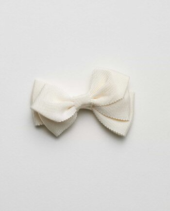 Nœud Gros grain Pirouette blanc cassé n°272 (40mm)