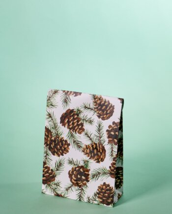 Farandole of Pine Cones Gift Bag (S)
