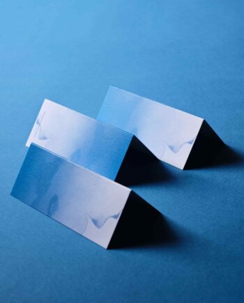 Table name Cards - Watercolour Blue